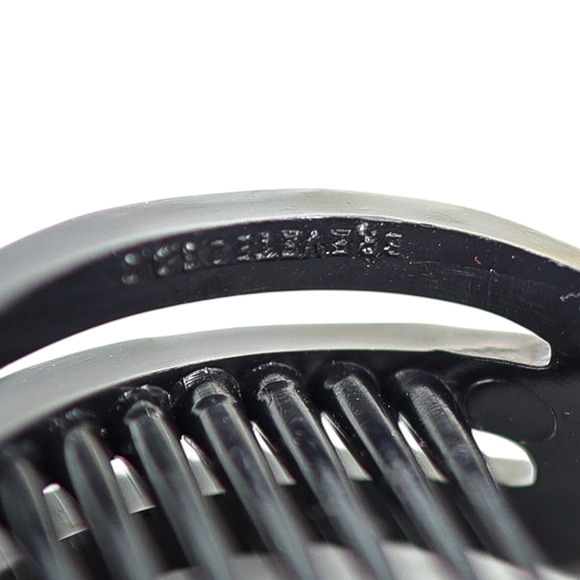 Vintage French Brevete SGDG Hinged Hair Clips - Pair Horsebit Shape - Picture 7 of 10